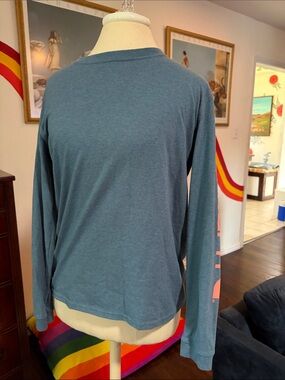 Carhartt Men's Long-Sleeve Crewneck Shirt in Slate Blue